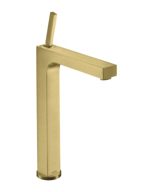 AXOR-HG-AXOR-Citterio-Einhebel-Waschtischmischer-280-mit-Pingriff-fuer-Waschschuesseln-mit-Zugstangen-Ablaufgarnitur-Brushed-Brass-39020950 gallery number 1